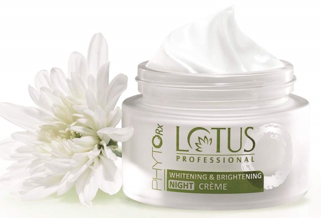 Lotus Professional Phyto Rx Whitening And Brightening Night Cream - गोरा होने की नाईट क्रीम