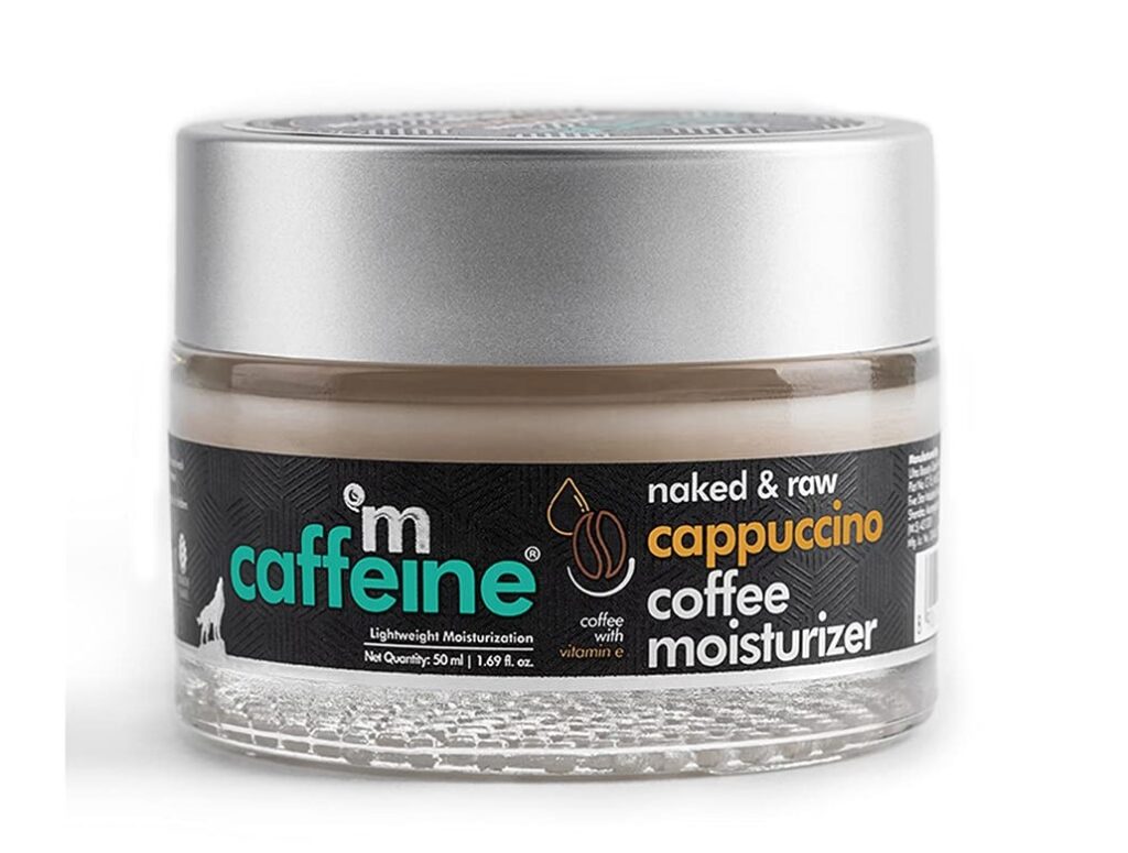 mCaffeine Lightweight Cappuccino Coffee Face Moisturizer - रूखी त्वचा के लिए बेस्ट क्रीम