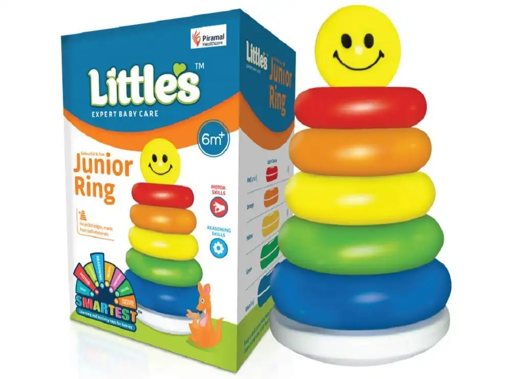Little's Junior Ring (Plastic,Multicolour) - Bacchon ke Toys